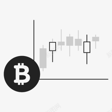 全球比特币加密货币比特币区块链图标图标