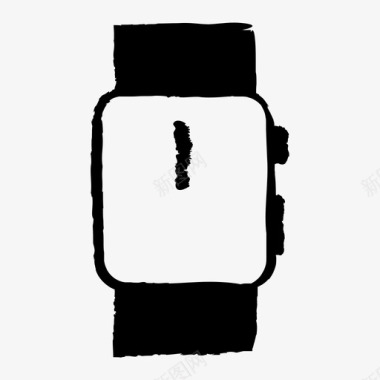 店铺时间安排手表时钟小时图标图标
