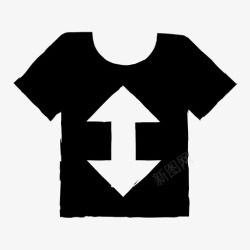 t恤尺码T恤时尚商店图标高清图片