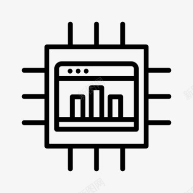 网站会员卡监控处理器搜索引擎优化图标图标