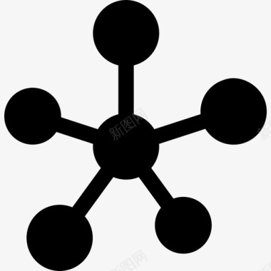 分子结构分子几何学分子结构生物学图标图标