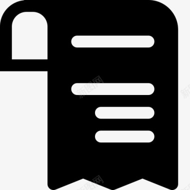 收据发票帐单费用图标图标