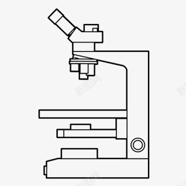 人群调查显微镜化学调查图标图标