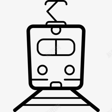 欧洲的火车火车地铁铁路图标图标