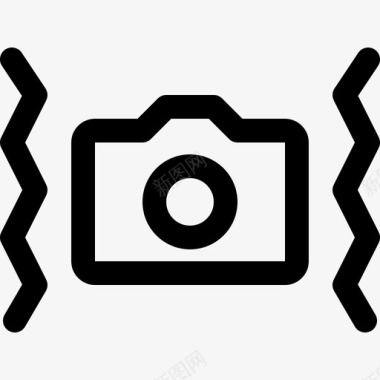 非ois相机图像稳定器图标图标