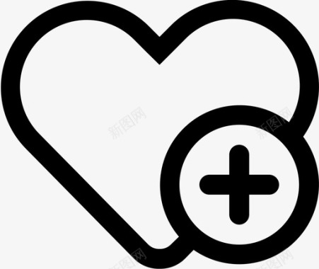 heart添加收藏夹heartheartplus图标图标