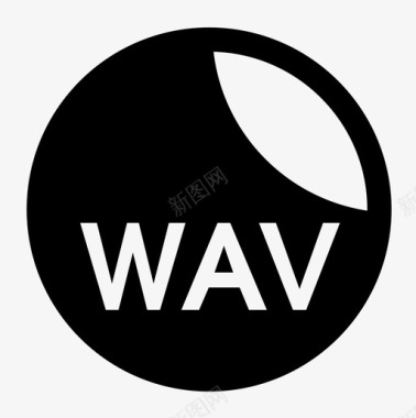 WAV文件wav文件扩展名svg图标图标