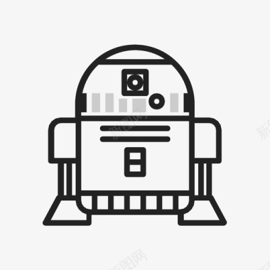 r2d2机器人星球图标图标