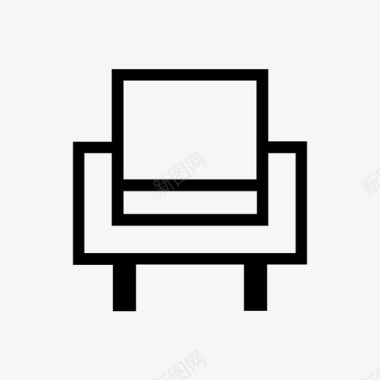 沙发椅家客厅图标图标