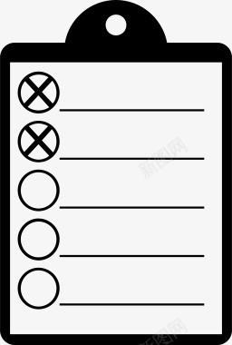 检查标记列表检查标记剪贴板检查表图标图标