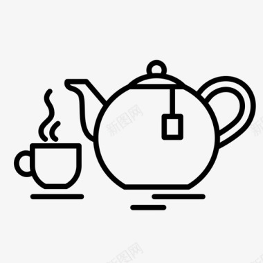 茶具茶道茶杯图标图标