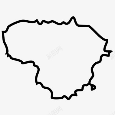 地理立陶宛国家欧洲图标图标