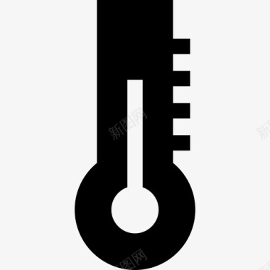 水银温度计刻度温度图标图标