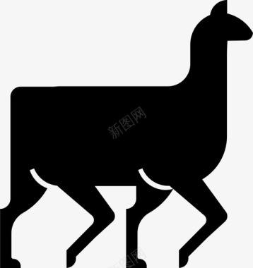 几何骆驼几何动物哺乳动物图标图标