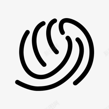 logo标识羊毛材料保暖图标图标