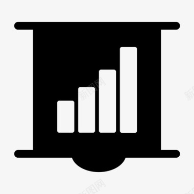 演示文稿黑板办公室标志符号图标图标