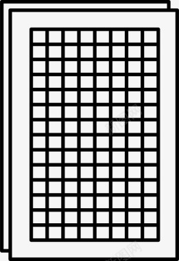 纸尿急网格纸绘图图标图标