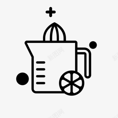 果汁插图果汁酒精酒吧图标图标