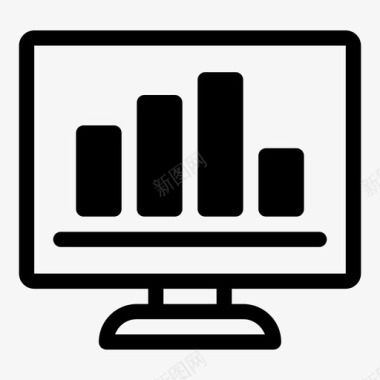 搜索引擎优化分析商业计算机图标图标