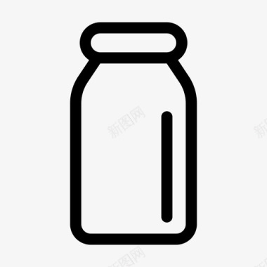 瓶子容器空的图标图标