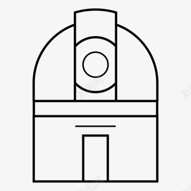 飞船矢量智利天文台光学仪器反射图标图标