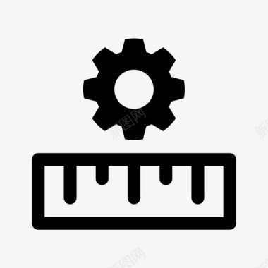 设置选项标尺设置测量首选项图标图标
