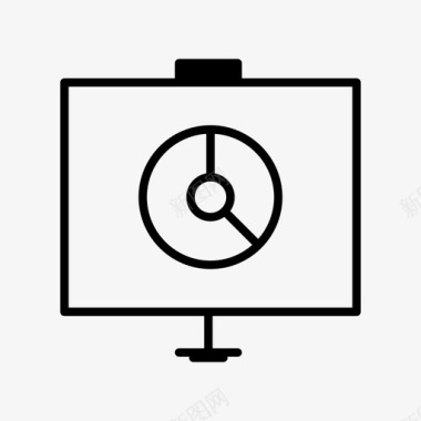 切片苹果图饼图圆甜甜圈图图标图标