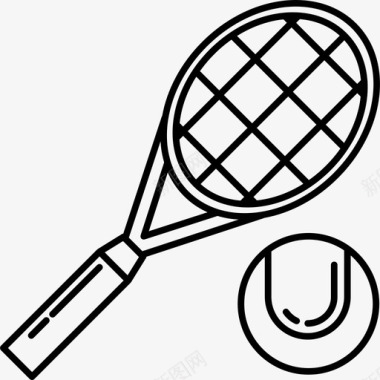 网球比赛体育运动图标图标