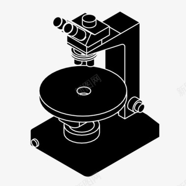 调查显微镜化学调查图标图标