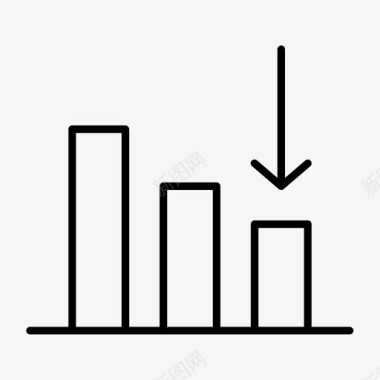 公告栏栏向下统计图表栏减少图标图标