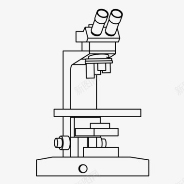 调查显微镜化学调查图标图标