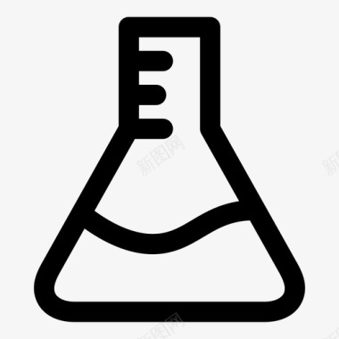 化学烧瓶科学试管图标图标