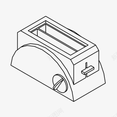 面包酱烤面包机家用电器面包烤面包机图标图标