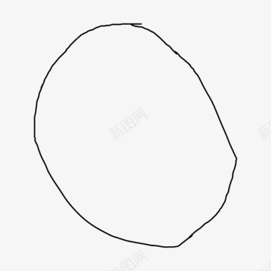 圆形椭圆形手形图标图标