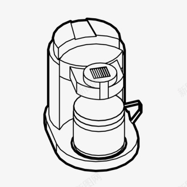 家电器具咖啡机早餐咖啡图标图标