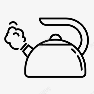洒水壶水壶开水壶茶壶图标图标
