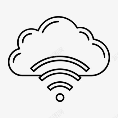 云商务服务器图标图标