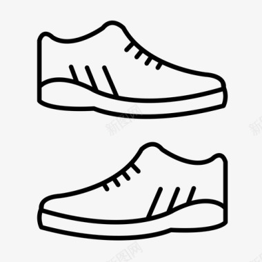绿色运动鞋鞋脚运动鞋图标图标