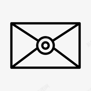邮戳电子邮件信封图标图标