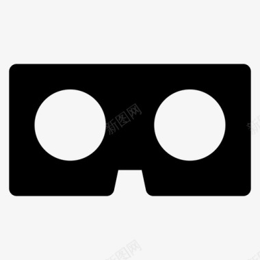 扁平3D眼镜3d眼镜3d护目镜图标图标