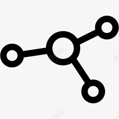 结构骨架分子原子结构图标图标