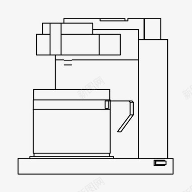 京东小家电咖啡机早餐咖啡图标图标
