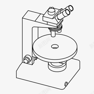 人群调查显微镜化学调查图标图标