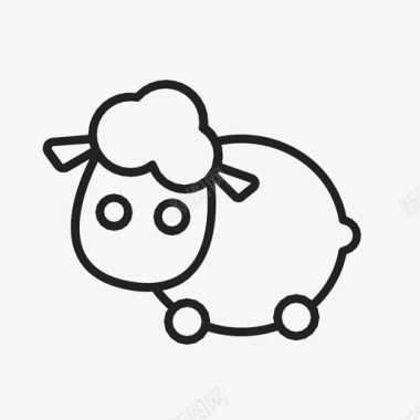 绵羊动物叫声图标图标