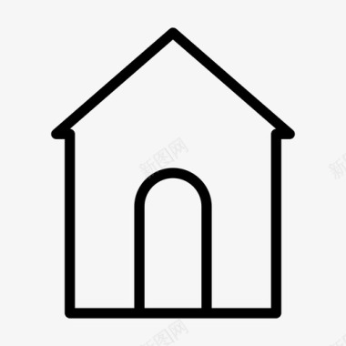 房子房地产网页图标图标