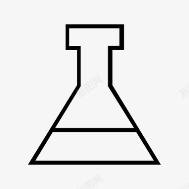 实验室烧瓶烧瓶化学实验图标图标