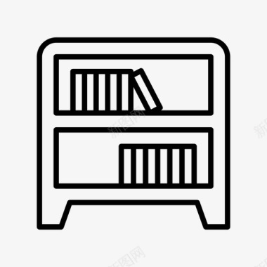 书架书柜家具图标图标
