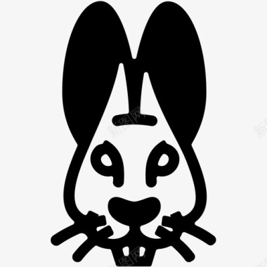 兔子脸小兔子图标图标