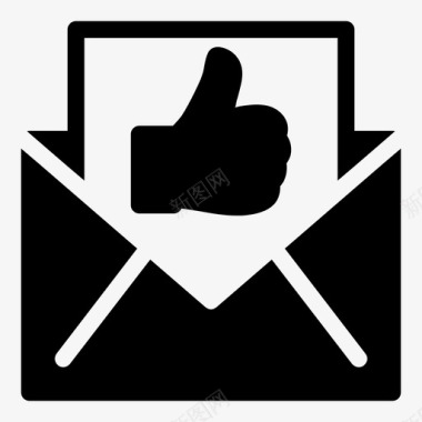 信封的消息电子邮件信封手图标图标