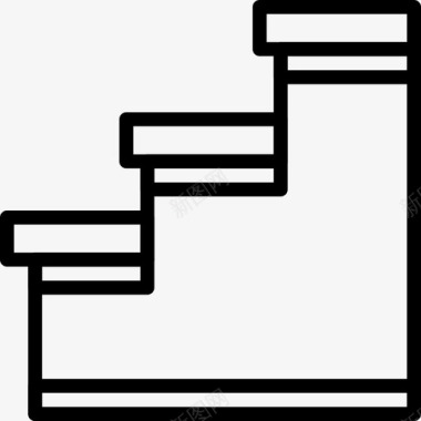 装饰楼梯电器家具图标图标